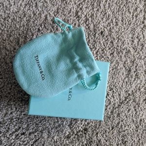 Authentic Tiffany & Co jewelry box and pouch